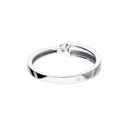 Anillo Oro 18k y diamantes 0.08cts "Pavía"