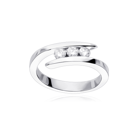 Anillo Oro 18k y diamantes 0.30cts "Brescia"