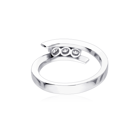 Anillo Oro 18k y diamantes 0.30cts "Brescia"