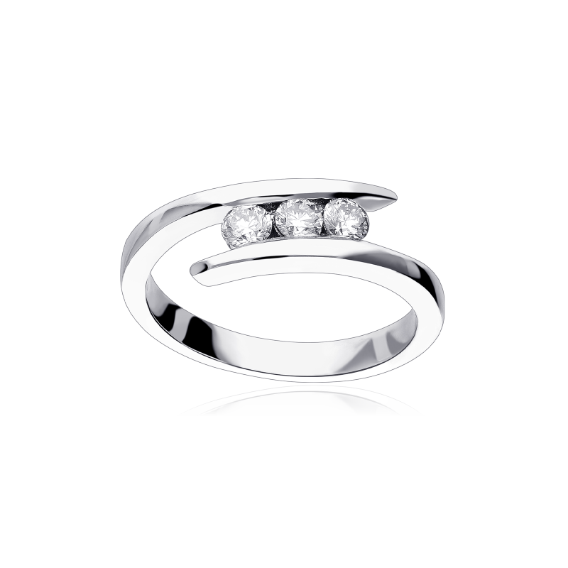 Anillo Oro 18k y diamantes 0.60cts "Brescia"