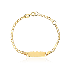 ESCLAVA "MEISON" BEBE ORO AMARILLO 18K