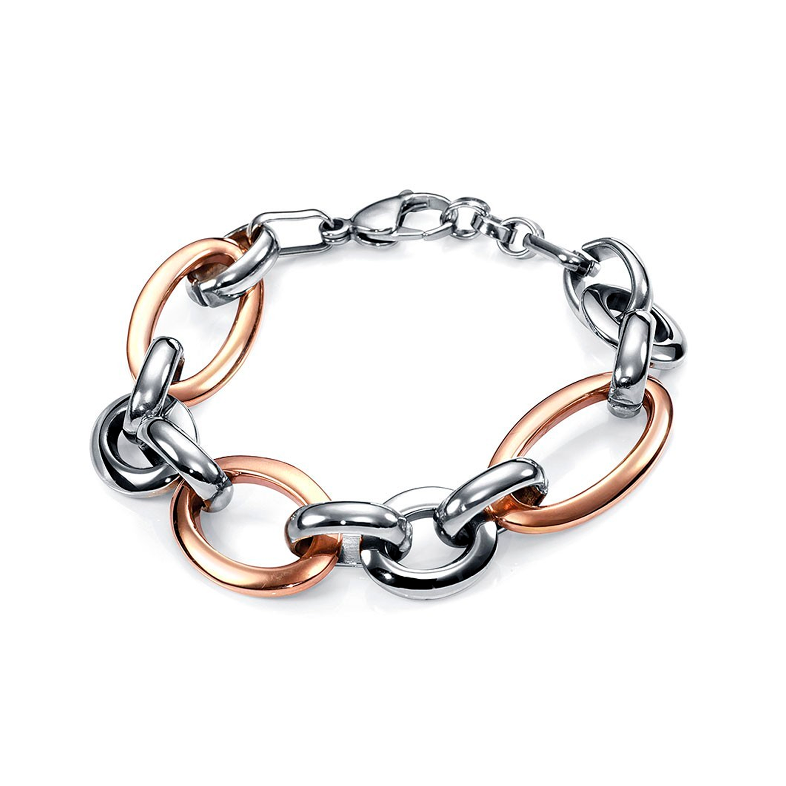 VICEROY Bracciale Uomo/Donna In Acciaio Inossidabile, Modello 75017P01000, Lunghezza 19 Cm. Design Semplice E Moderno, Confezione Originale. Gioiello Da Polso Elegante. - 2