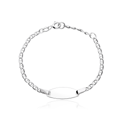 Esclava Oro Blanco 18k "Winny"