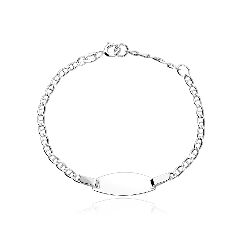 Esclava Oro Blanco 18k "Winny"
