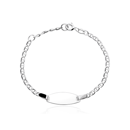 Esclava Oro Blanco 18k "Winny"