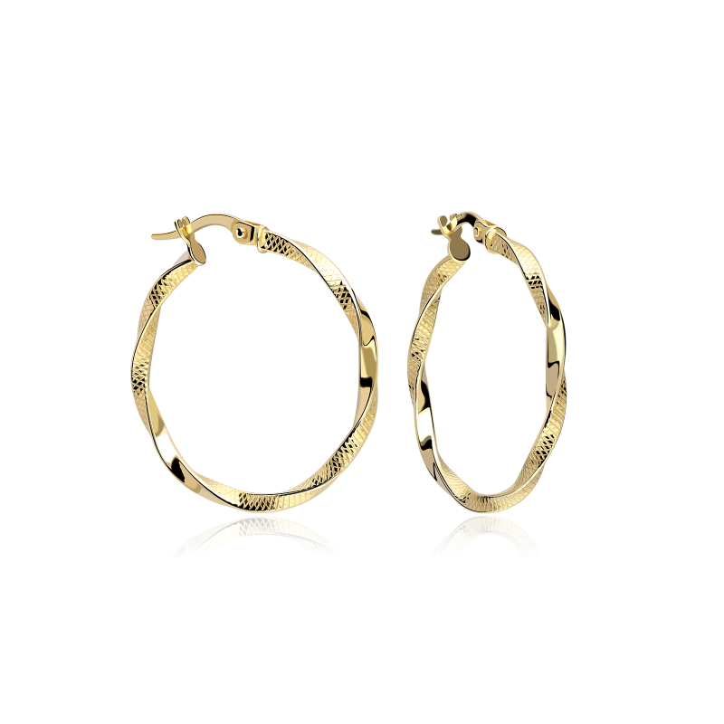 Aros Oro 18k 25mm "Emmeline"