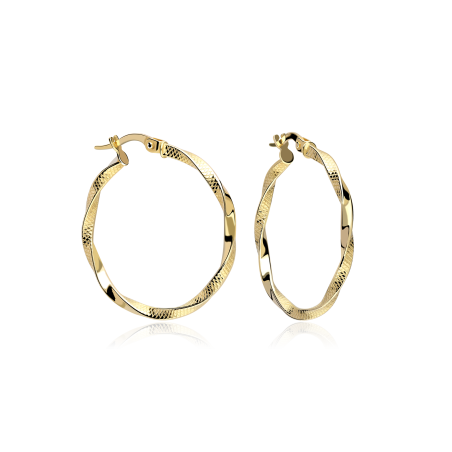 Aros Oro 18k 25mm "Emmeline"