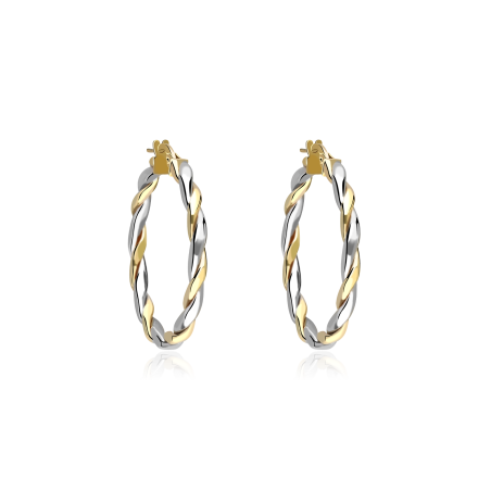 Aros Oro 18k 30mm "Rosalind"