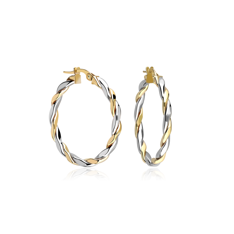 Aros Oro 18k 30mm "Rosalind"