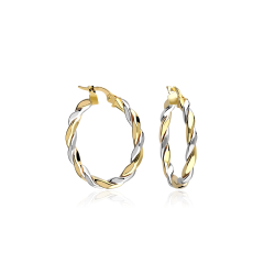 Aros Oro 18k 25mm "Rosalind"
