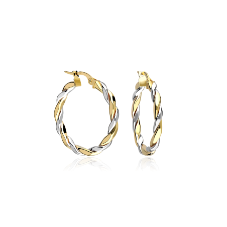 Aros Oro 18k 25mm "Rosalind"