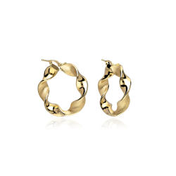 Aros Oro 18k 20mm "Kahlo"