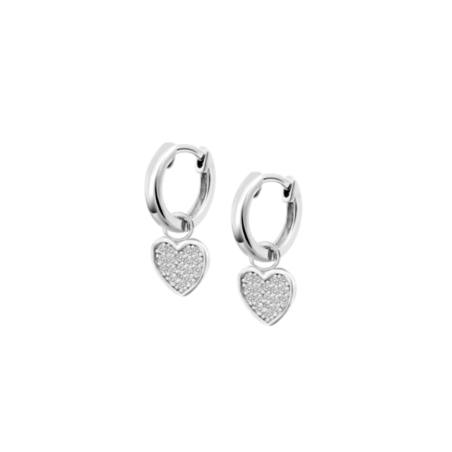 Pendientes Lotus plata corazón mujer LP3606-4/1