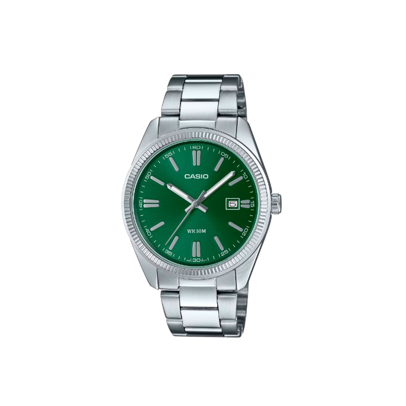 Reloj Casio Edifice acero esfera verde MTP-1302PD-3AVEF