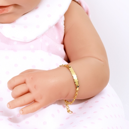 Esclava Oro 18k infantil "Jhone"