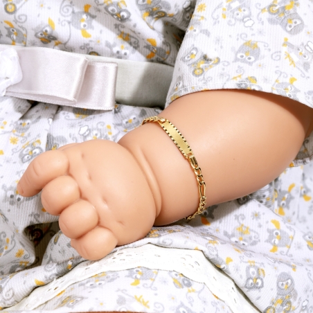 Esclava Oro 18k infantil "Lau"