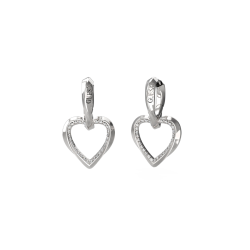 Pendientes Guess Acero Mon amour JUBE04617JWRHT-U