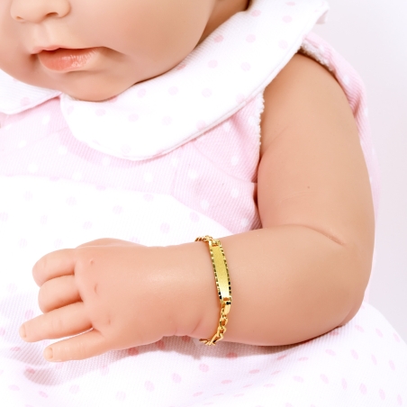 Esclava Oro 18k infantil "May"