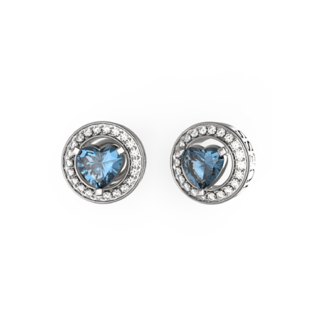 Pendientes Guess Acero M'ama Non M'ama JUBE04669JWRHLST-U