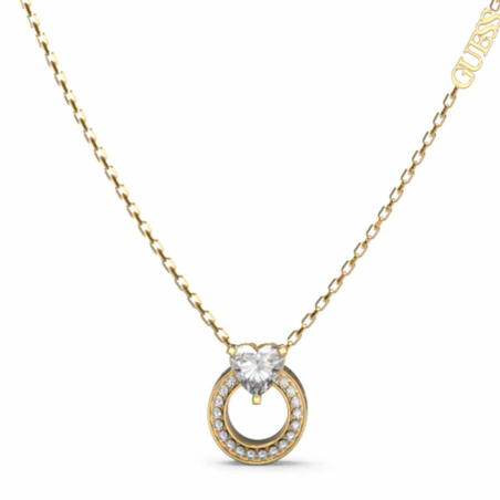 Collar Guess Acero M'ama Non M'ama JUBN04662JWYGT-U
