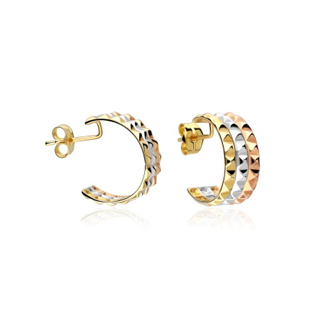 Pendientes Oro 18k "Camelia"