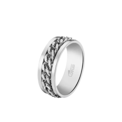 Anillo Lotus hombre acero LS2394-3/12