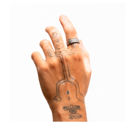 Anillo Lotus hombre acero negro LS2398-3/12