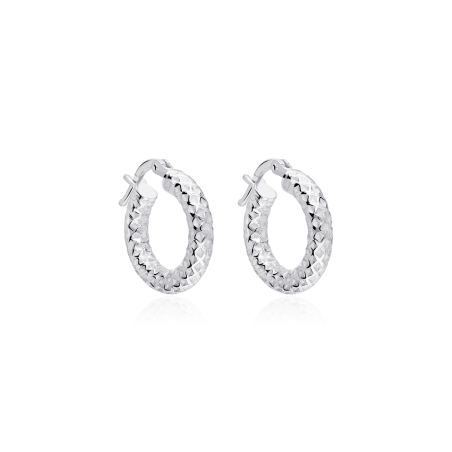 Pendientes Plata primera ley 17mm "Maybe"