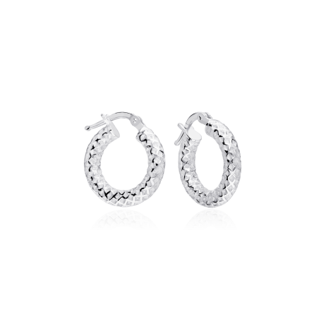 Pendientes Plata primera ley 17mm "Maybe"