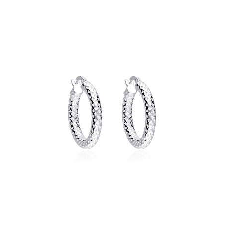 Pendientes Plata primera ley 20mm "Maybe"