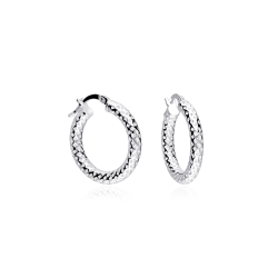 Pendientes Plata primera ley 20mm "Maybe"