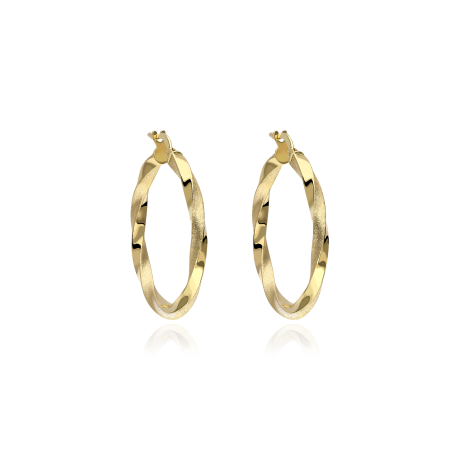 Aro Oro 18k 30mm "Caba"