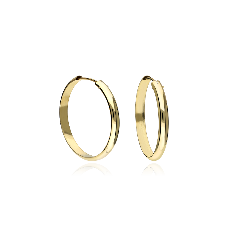 Aros Oro 18k 25mm "Tyee"