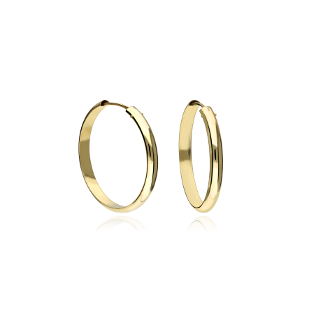 Aros Oro 18k 25mm "Tyee"