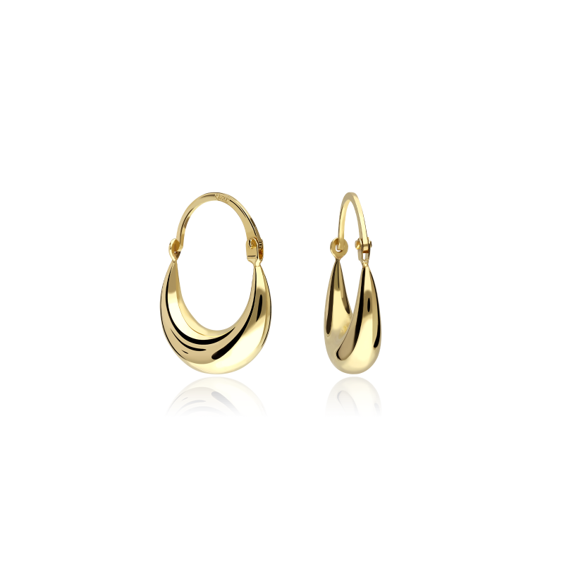 PENDIENTES MORCILLA 15x20mm ORO 18K