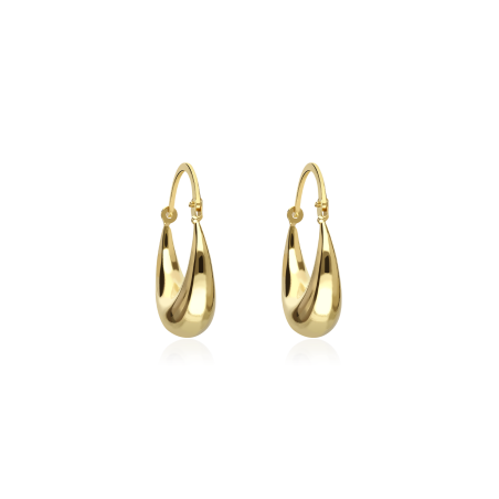 PENDIENTES MORCILLAS "ESPEJO" ORO 18K