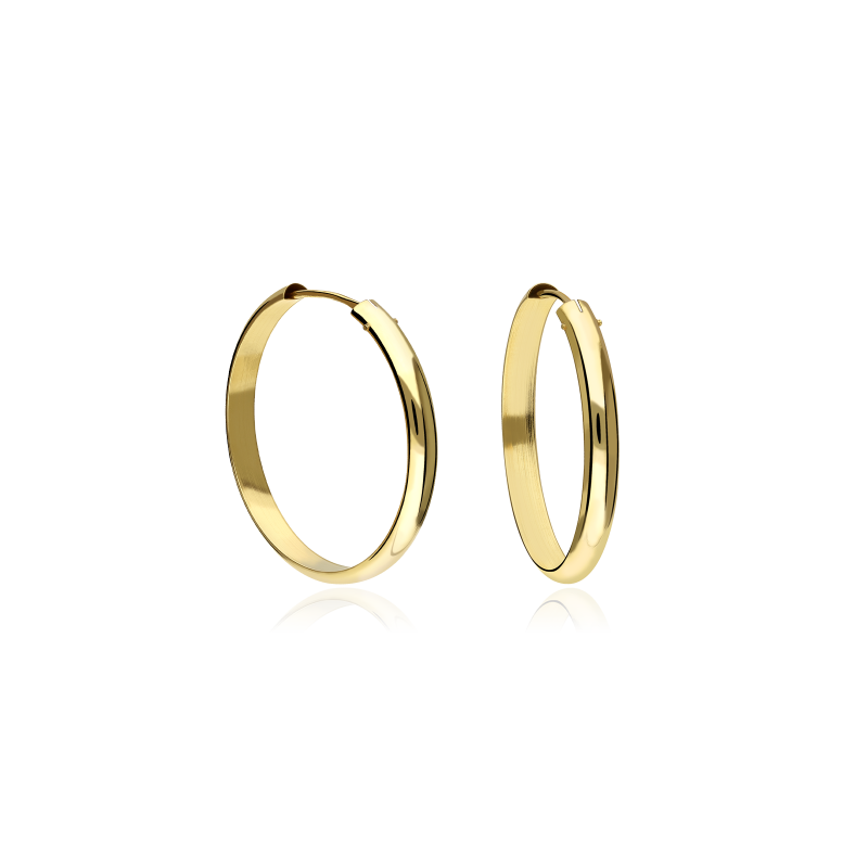 Aros Oro 18k 20mm "Tyaba"
