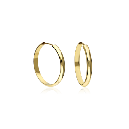 Aros Oro 18k 20mm "Tyaba"