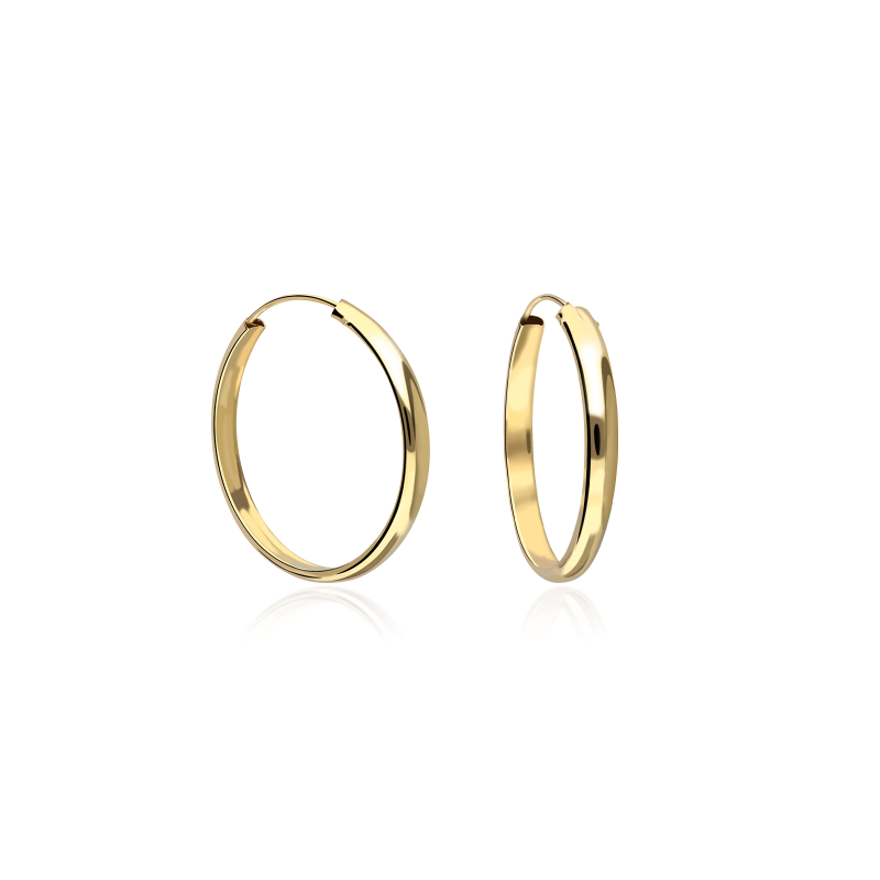 Aro Oro 18k Colección TYABA 20x2.5mm