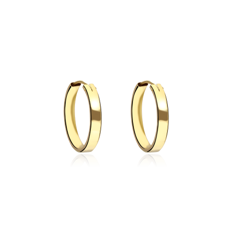Pendientes Aro "Circus" 18mm Oro 18k