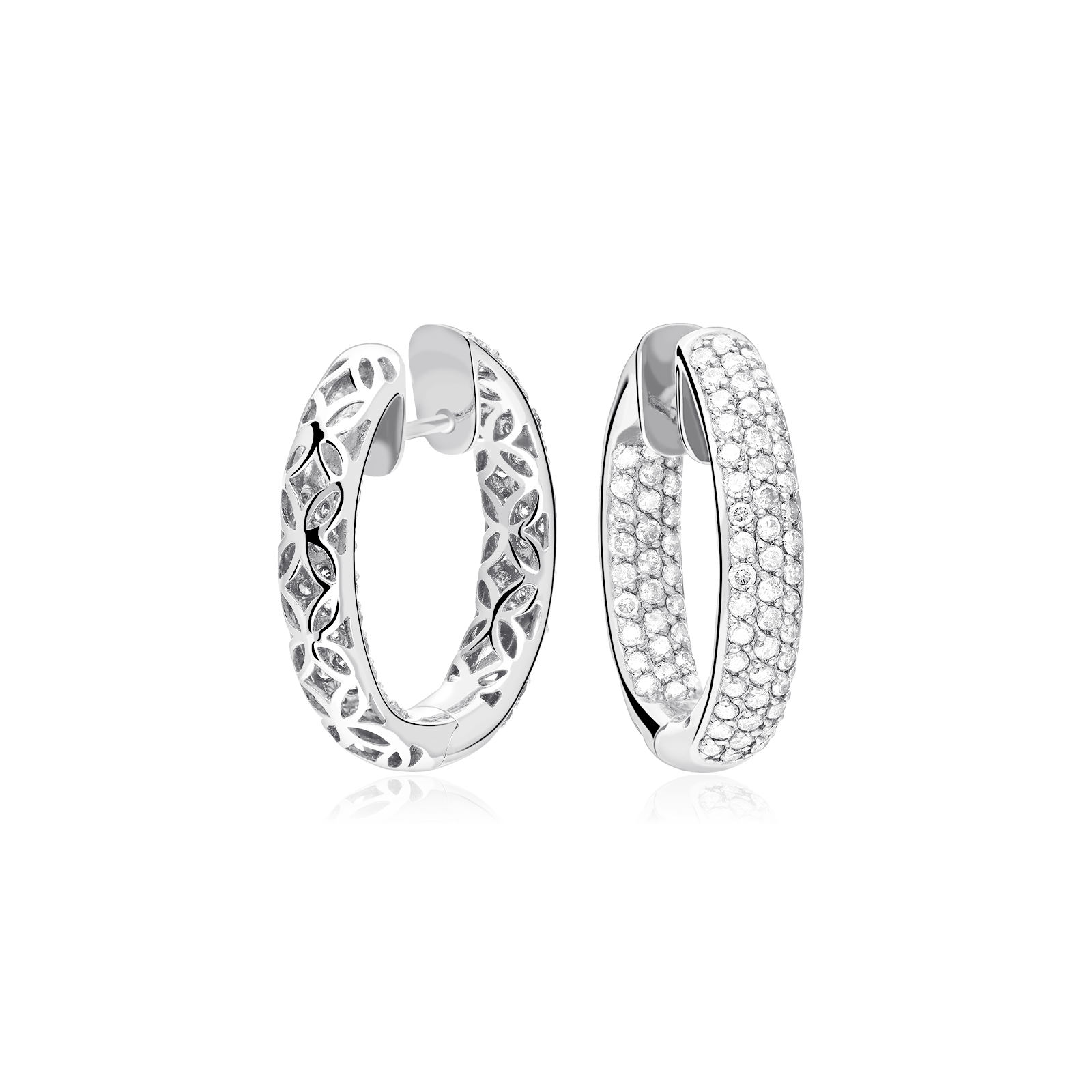 Sin Precio De Reserva - Anillo - 14 Quilates Oro Blanco - 3.02ct. Tw