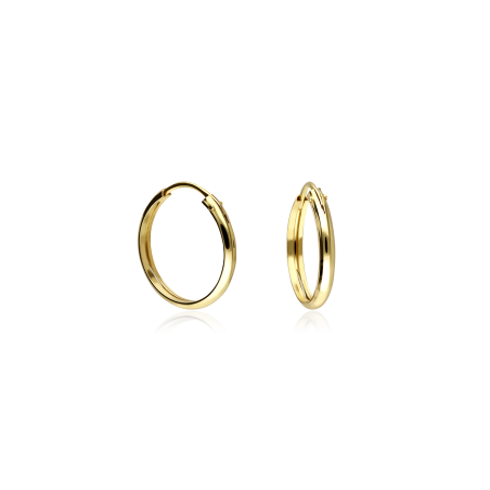 Pendientes Aro Oro 18k 13mm "High Point"