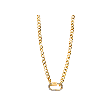 Collar Lotus acero dorado mujer LS2338-1/2