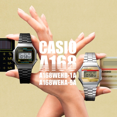 Reloj Casio Vintage acero A168WEHA-9AEF