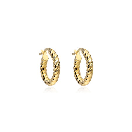Aros Oro 18k 15mm "Parks"