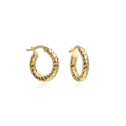 Aros Oro 18k 15mm "Parks"
