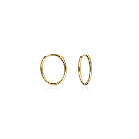 Pendientes "Roma"  Aro Oro 18k. 10 mm