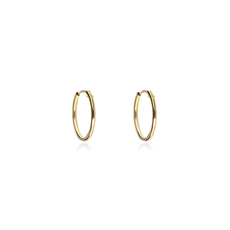 Pendientes "Roma"  Aro Oro 18k. 10 mm