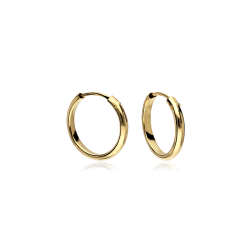 Aros Oro 18k 13mm "Meliore"
