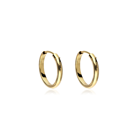 Aros Oro 18k 13mm "Meliore"